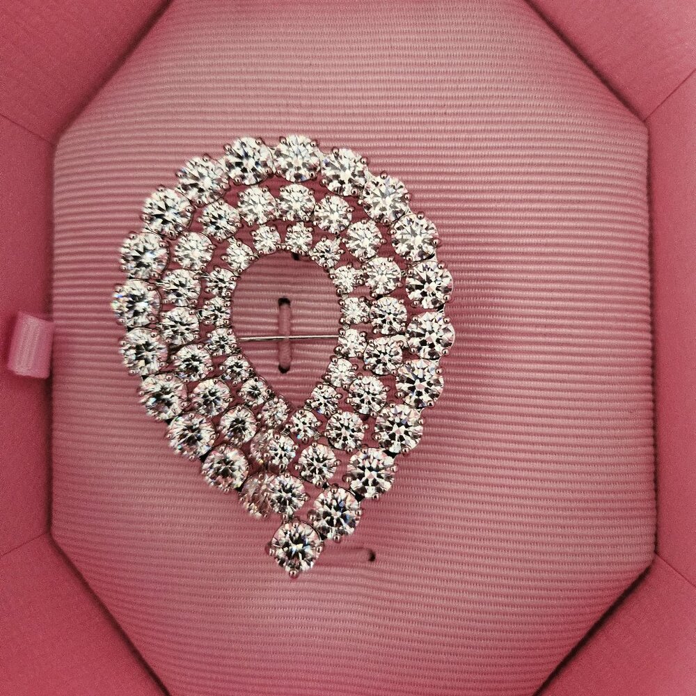 Swarovski Matrix Brooch